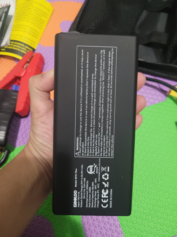 Gooloo Car Jumpstarter Elite Series 1200A - photo 4