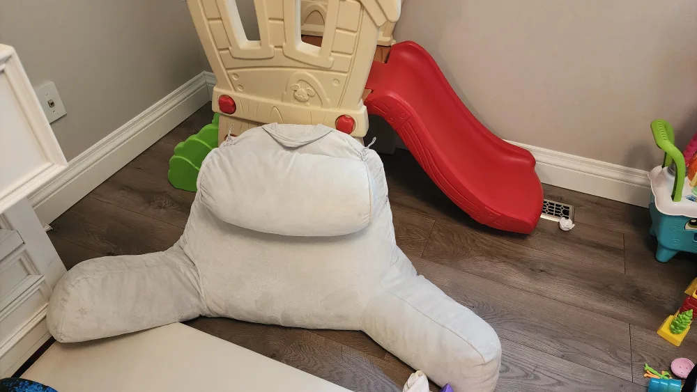 Grey Bed Rest Pillow thumbnail