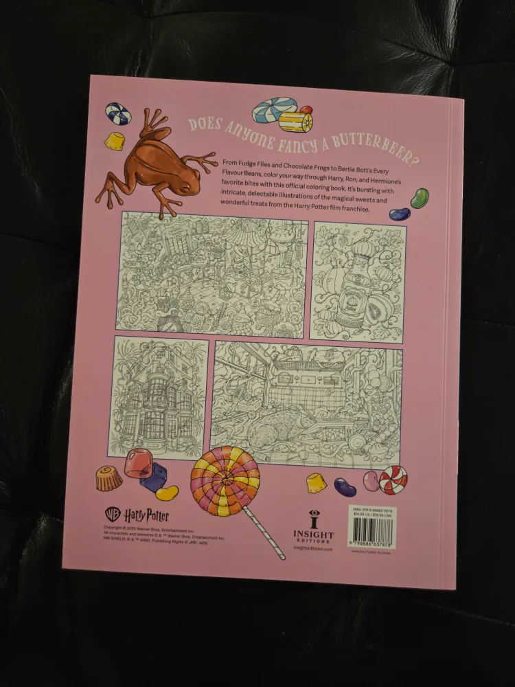 Harry Potter Official Sweets & Treats Coloring Book 💚 image indicator(2)
