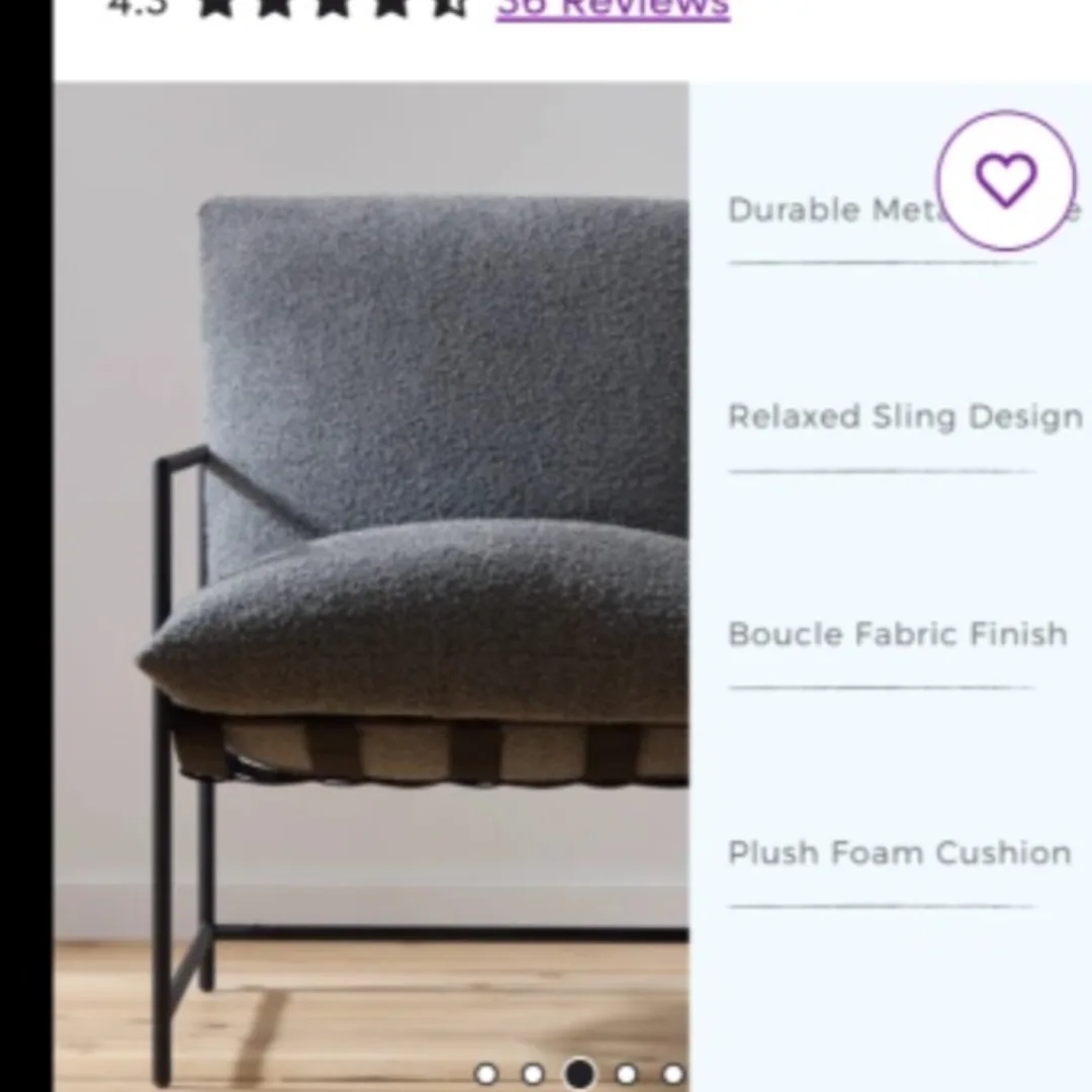 sling back Modern Accent Chair fr wayfair image indicator(4)