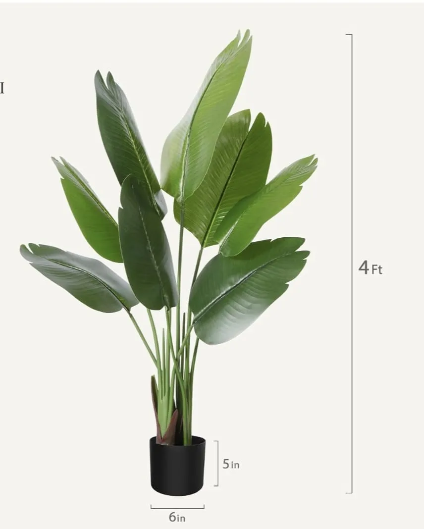 Artificial Bird of Paradise Plant.4ft image indicator(3)