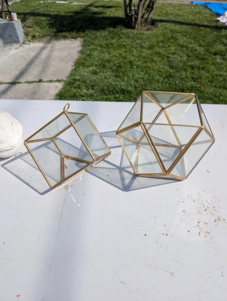 Geometric Glass Terrariums 💚 thumbnail