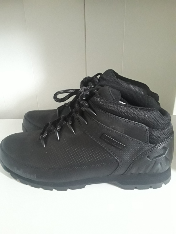 Black Leather Boots Timberland