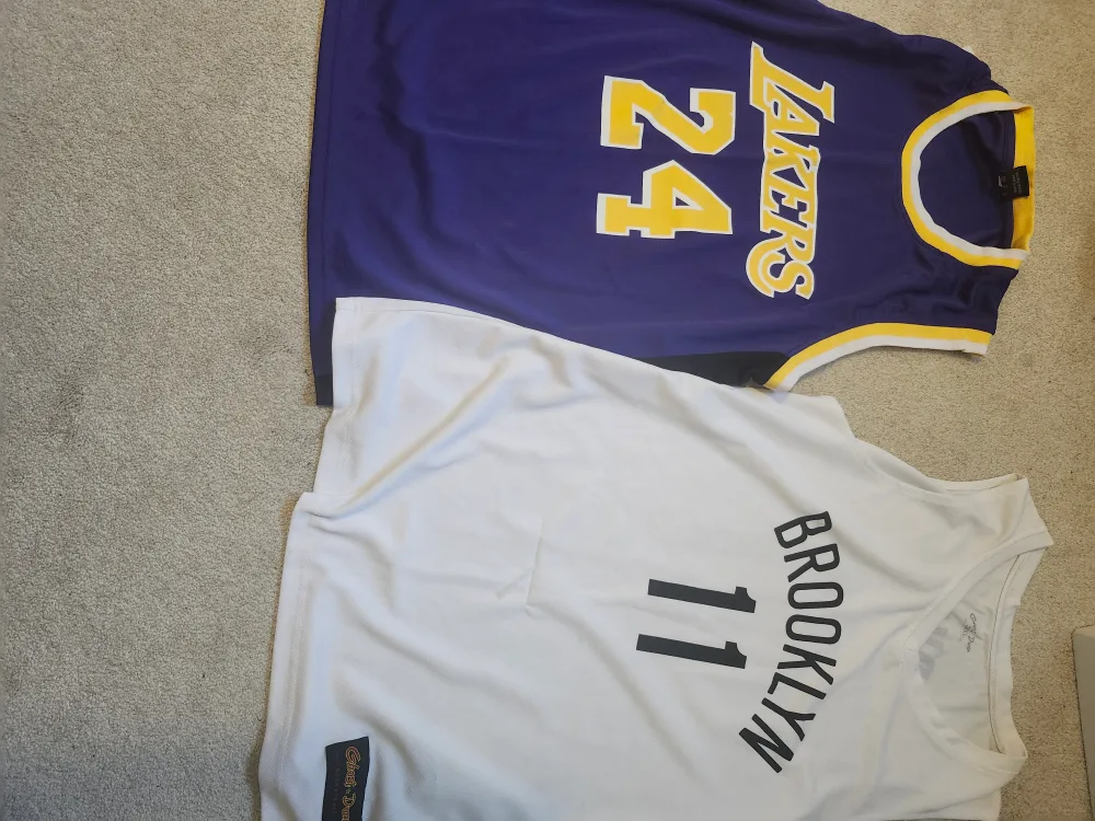 Lakers #24 & Brooklyn #11 Basketball Jerseys thumbnail