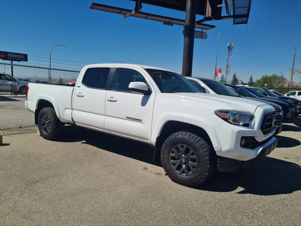 2023 White Toyota Tacoma SR5 DOUBLE CAB LONG BED