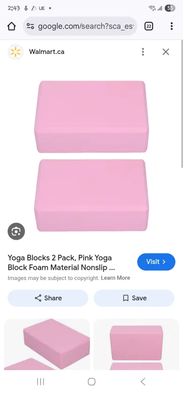 Pink Yoga Blocks 2 Pack thumbnail