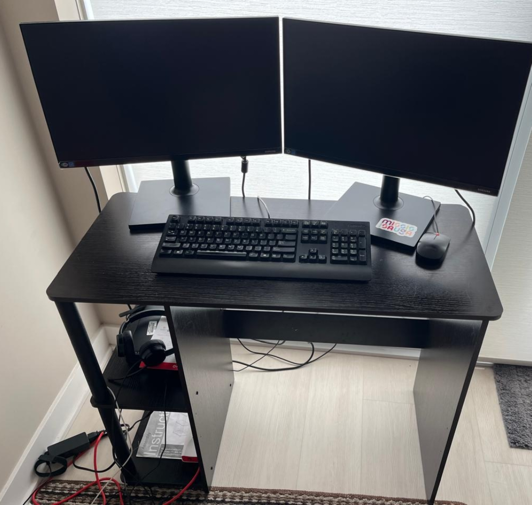Black Adjustable Standing Desk - photo 2