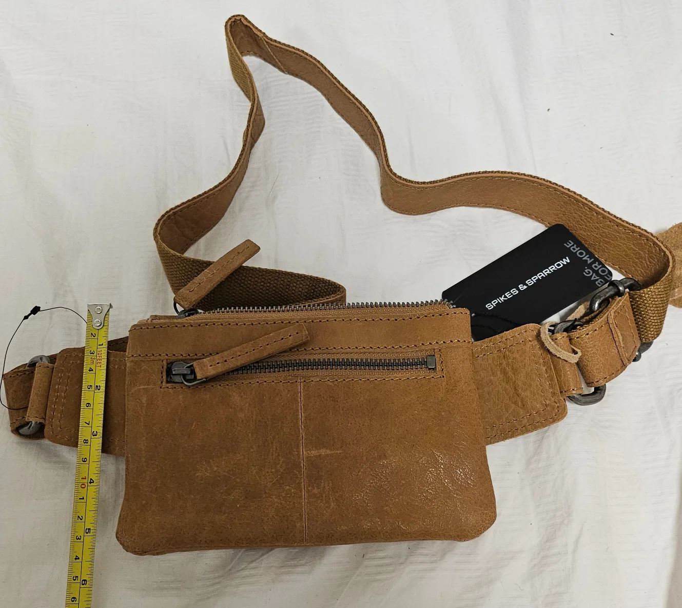 Spikes & Sparrow Leather Belt Bag image indicator(3)