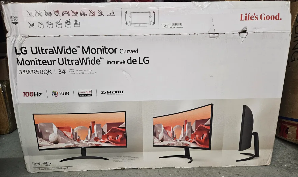 LG UltraWide Curved Monitor 34" thumbnail