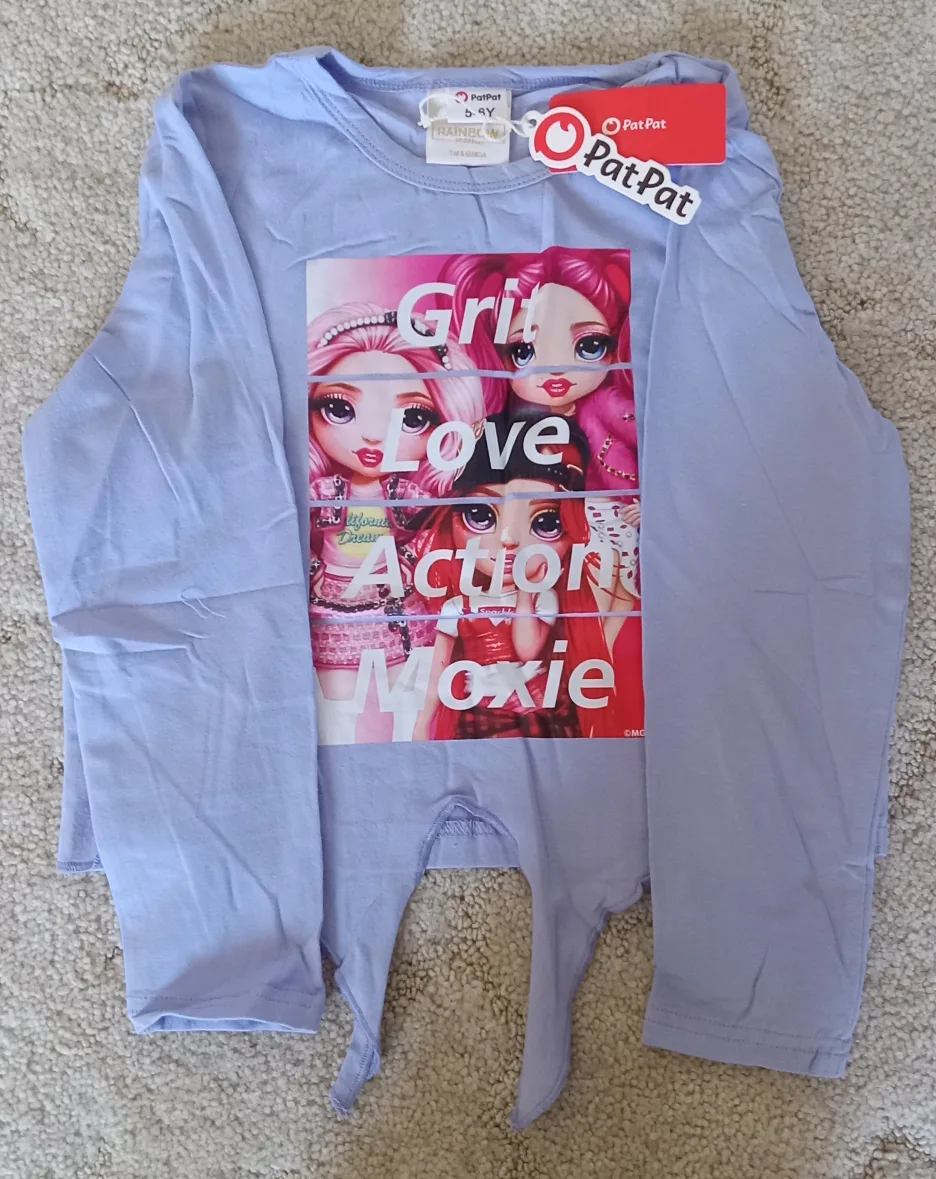 New Girl's PatPat Rainbow Print Set image indicator(2)