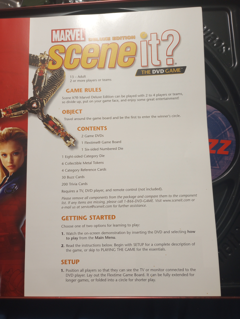 Marvel Scene It? Deluxe Edition DVD Game - photo 2