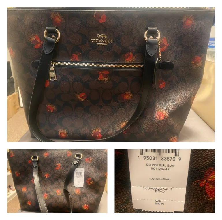 Coach Floral Gallery Tote Bag thumbnail