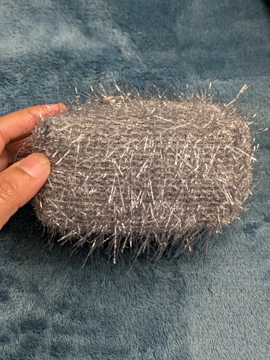 Silver Clutch Purse image indicator(2)