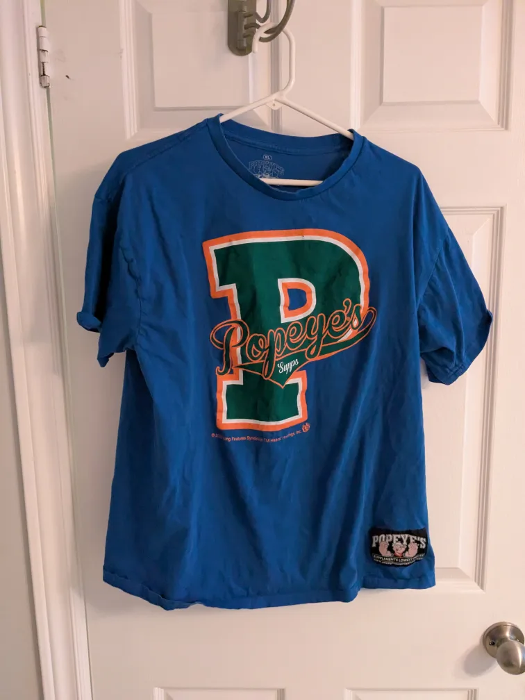 3  Popeye's Supplements T-Shirts XL image indicator(6)