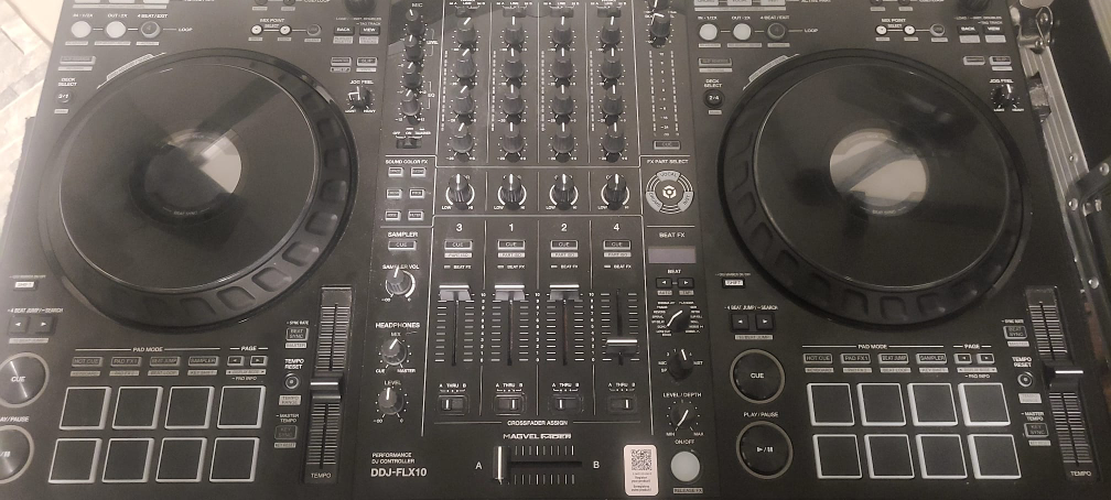 DDJ-FLX10 is a 4-channel performance DJ controller