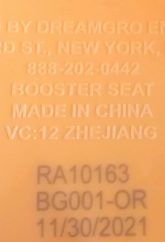 FREE Blippi Booster Seat - Orange - photo 4