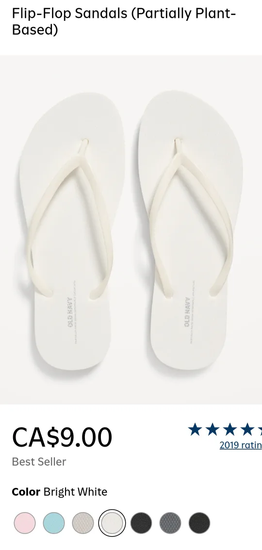 Old Navy's Flip-Flop Sandals 50-Pack (Partially Plant-Based) thumbnail
