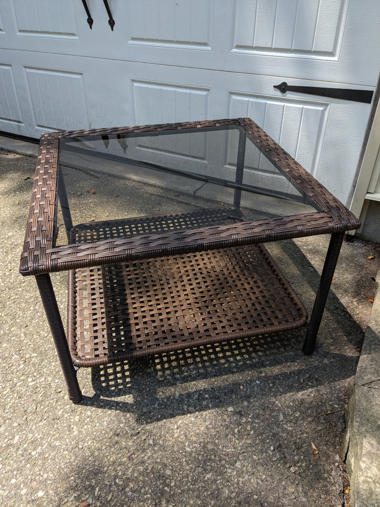 All Weather Wicker Coffee Table - photo 3