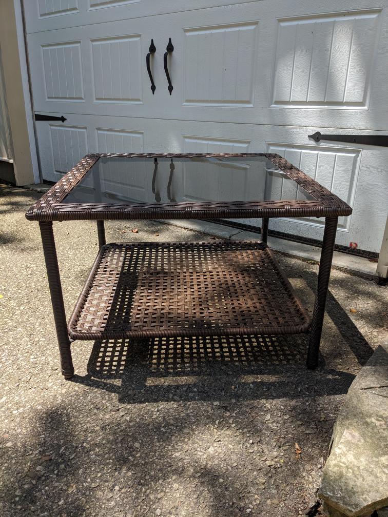 All Weather Wicker Coffee Table - photo 4