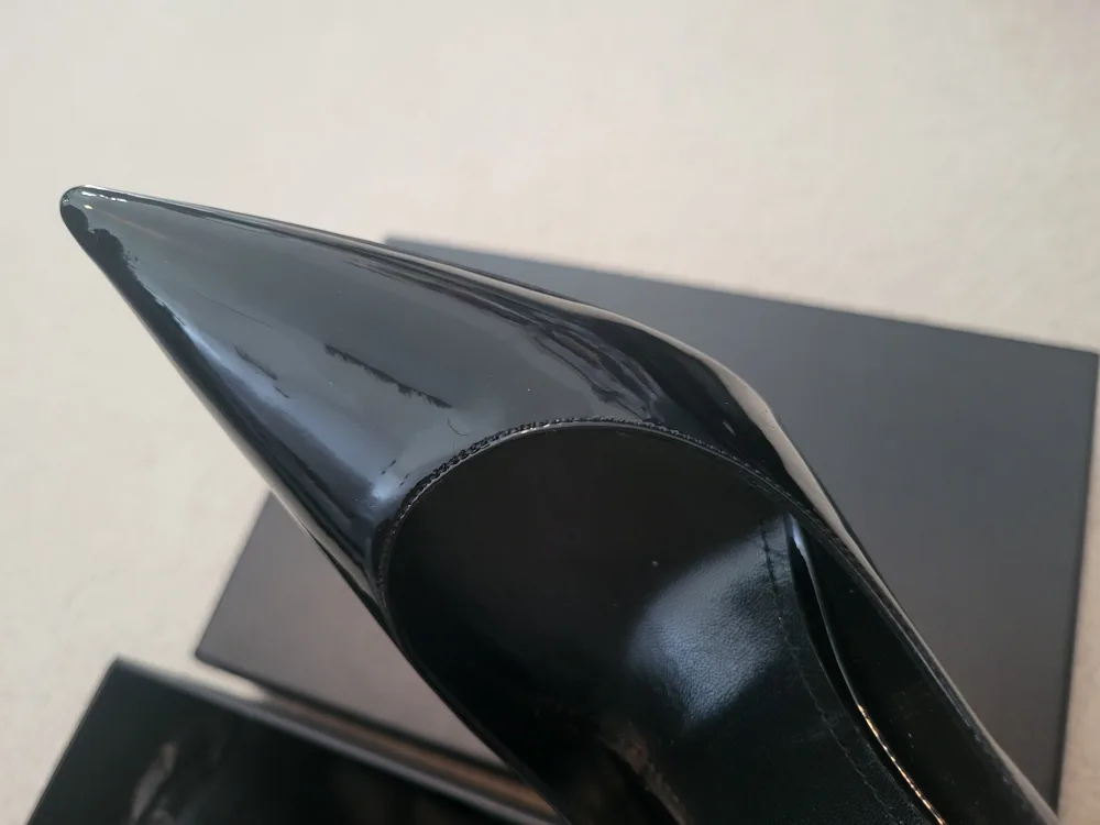Saint Laurent Patent Leather Heels -Size 35 image indicator(5)