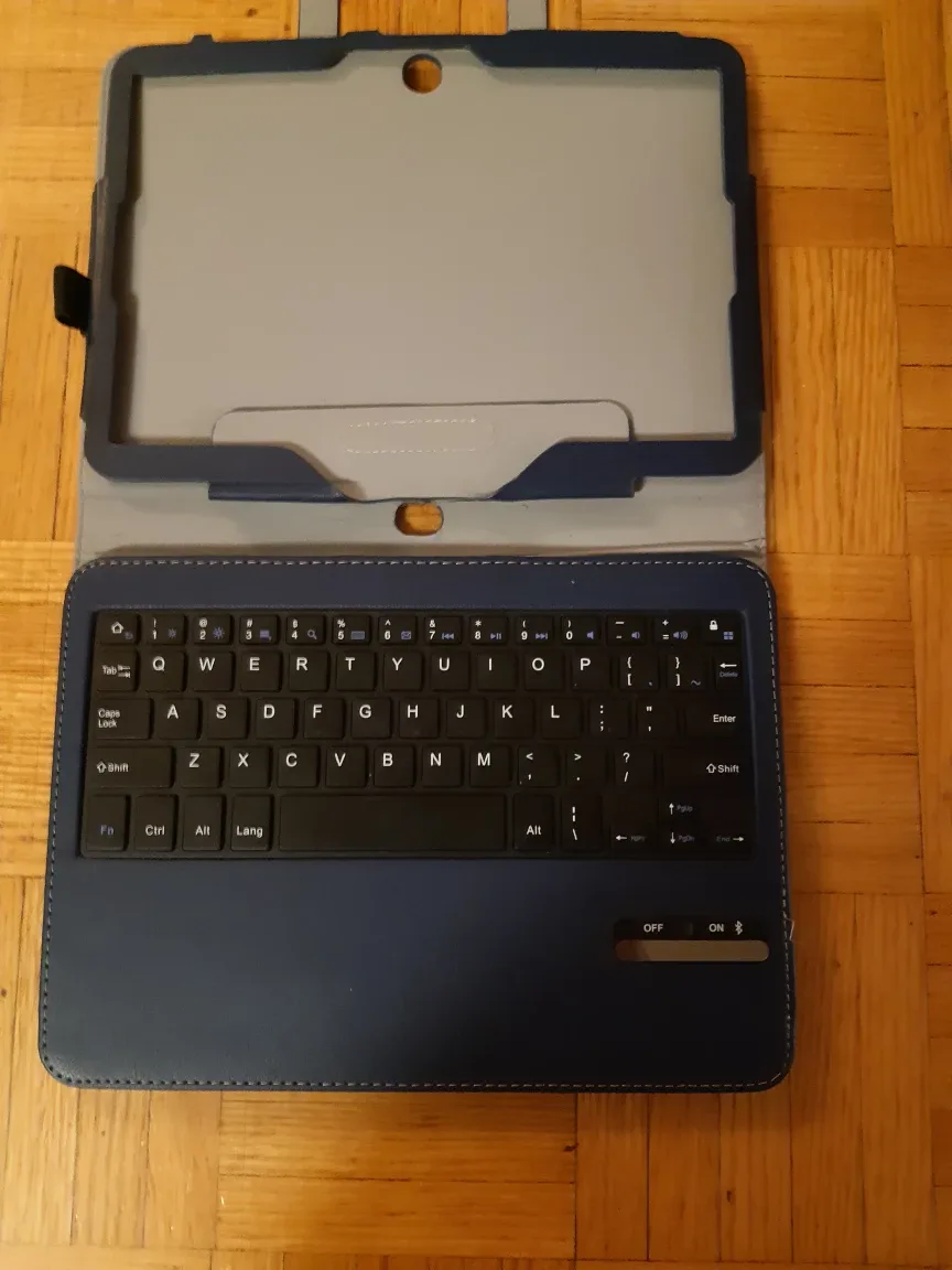 Bluetooth Keyboard Folio Case - Blue #freecycle thumbnail