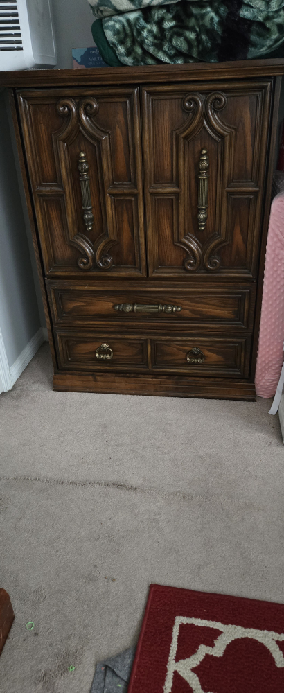 Vintage Wooden Armoire