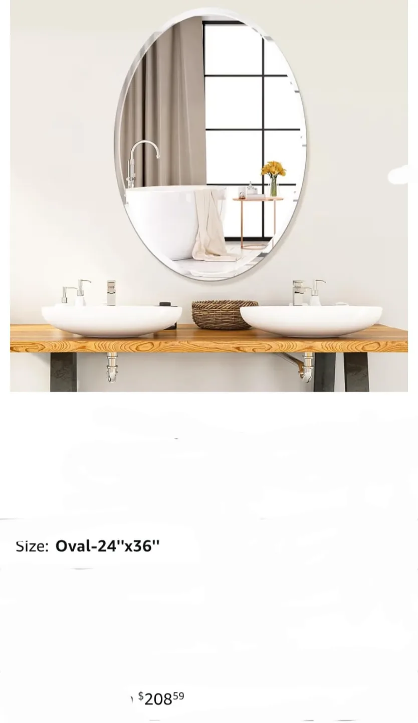 Oval Bathroom Mirror thumbnail