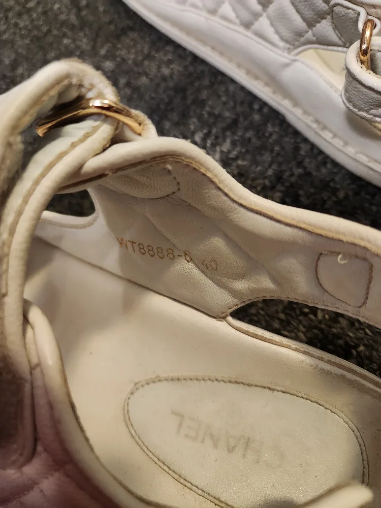 Authentic Chanel Quilted Sandals image indicator(3)