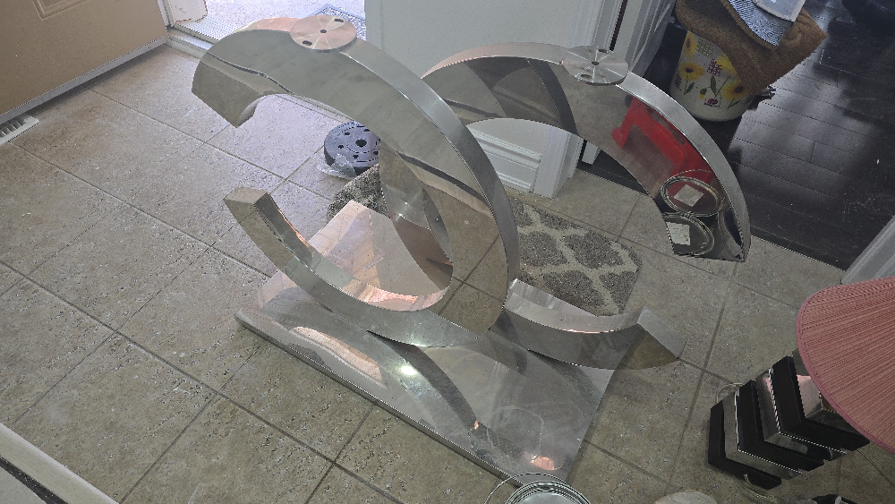 Glass top CHANEL design dining table. - photo 2