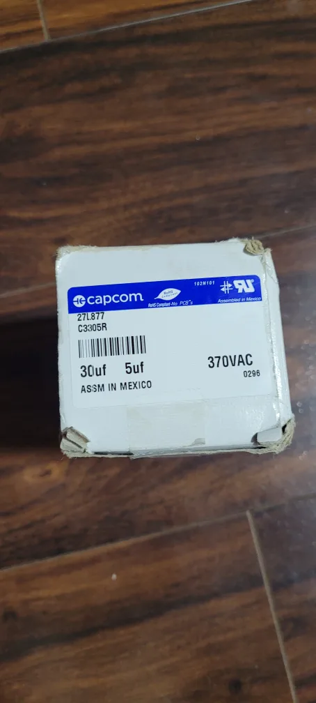 AC Capcom 27L877 Capacitor - 30uf 5uf thumbnail