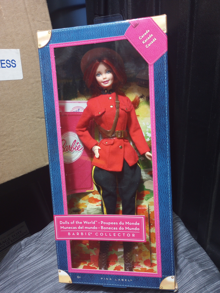 New Canada Barbie Dolls of the World