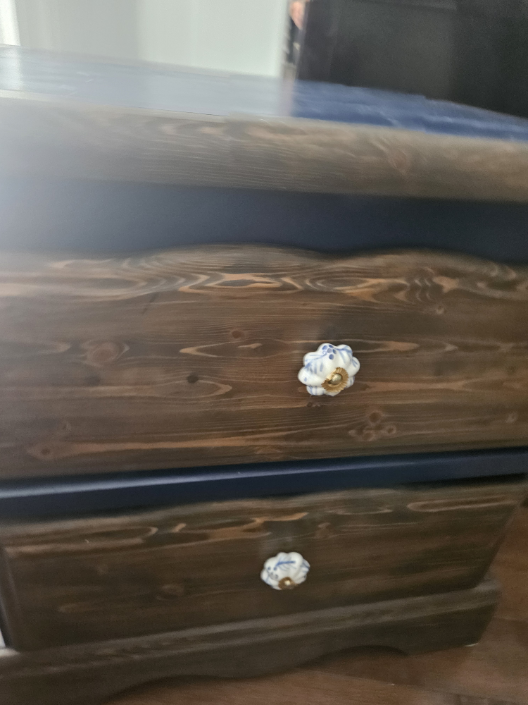 Wooden Nightstand With Drawers - photo 2
