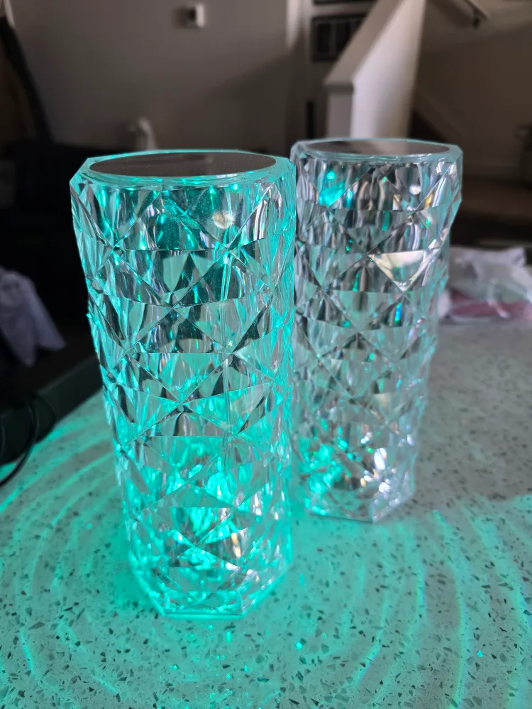 Crystal Table Lamp, Touch, rechargeable Lamps with Remote thumbnail