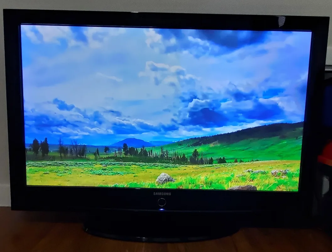 Samsung 55" Flat Panel Plasma TV thumbnail