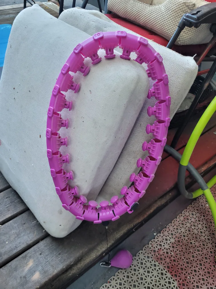 Pink Weighted Hula Hoop thumbnail