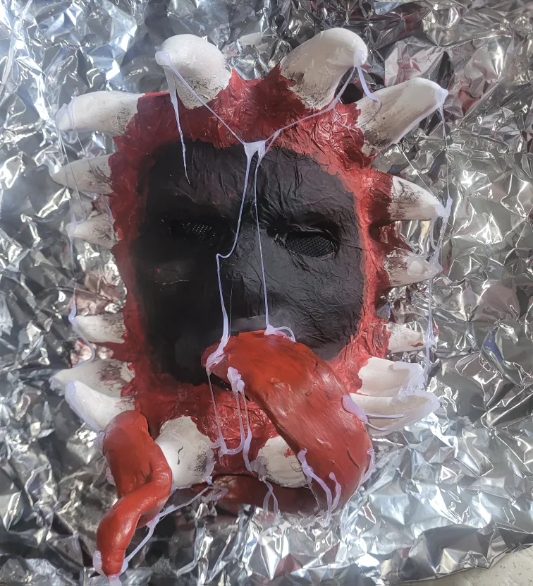 handmade Halloween mask image indicator(3)