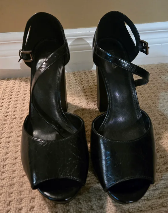 Michael Kors Black Platform Heels thumbnail