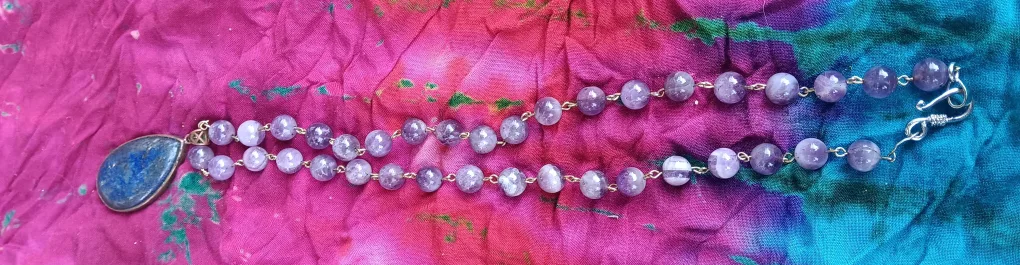 Beaded Stone Necklace thumbnail