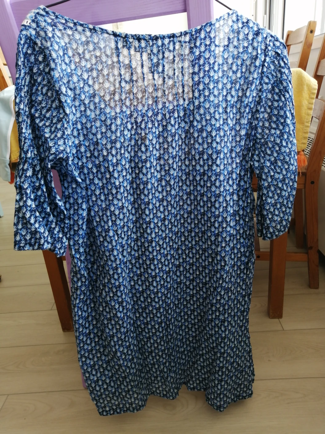 H&M Blue Patterned Dress - photo 3