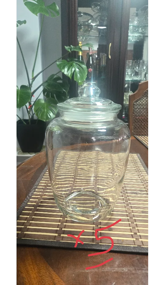 5 Glass Jars with Lids (5 jars for $20) thumbnail