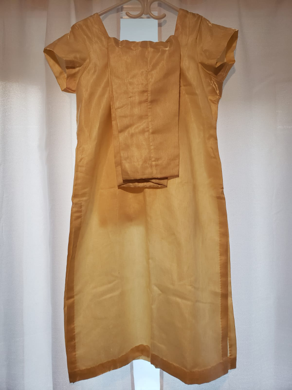 Embroidered Cream & Gold Indian Suit - photo 3