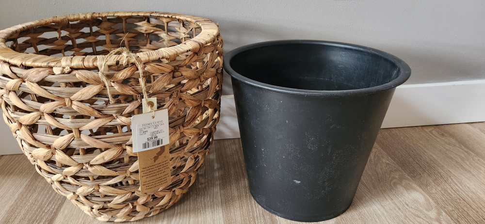 Woven Basket Planter - photo 3