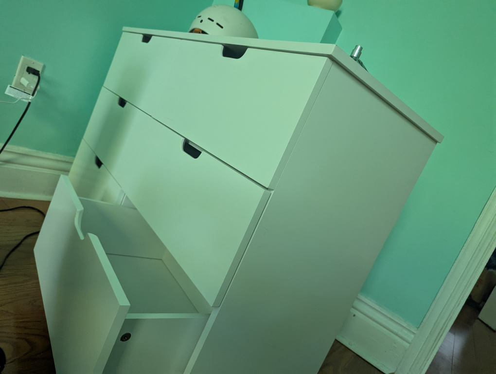 White 6-Drawer Dresser - photo 4