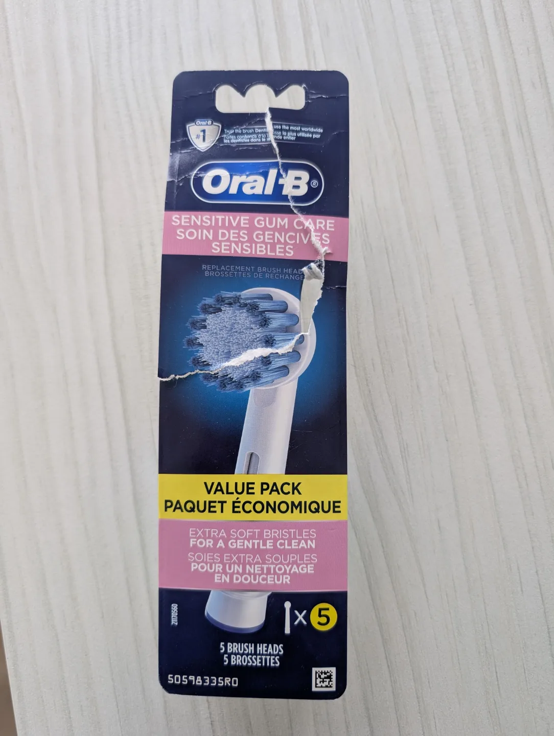 Oral-B Sensitive Gum Care Replacement Brush Heads thumbnail