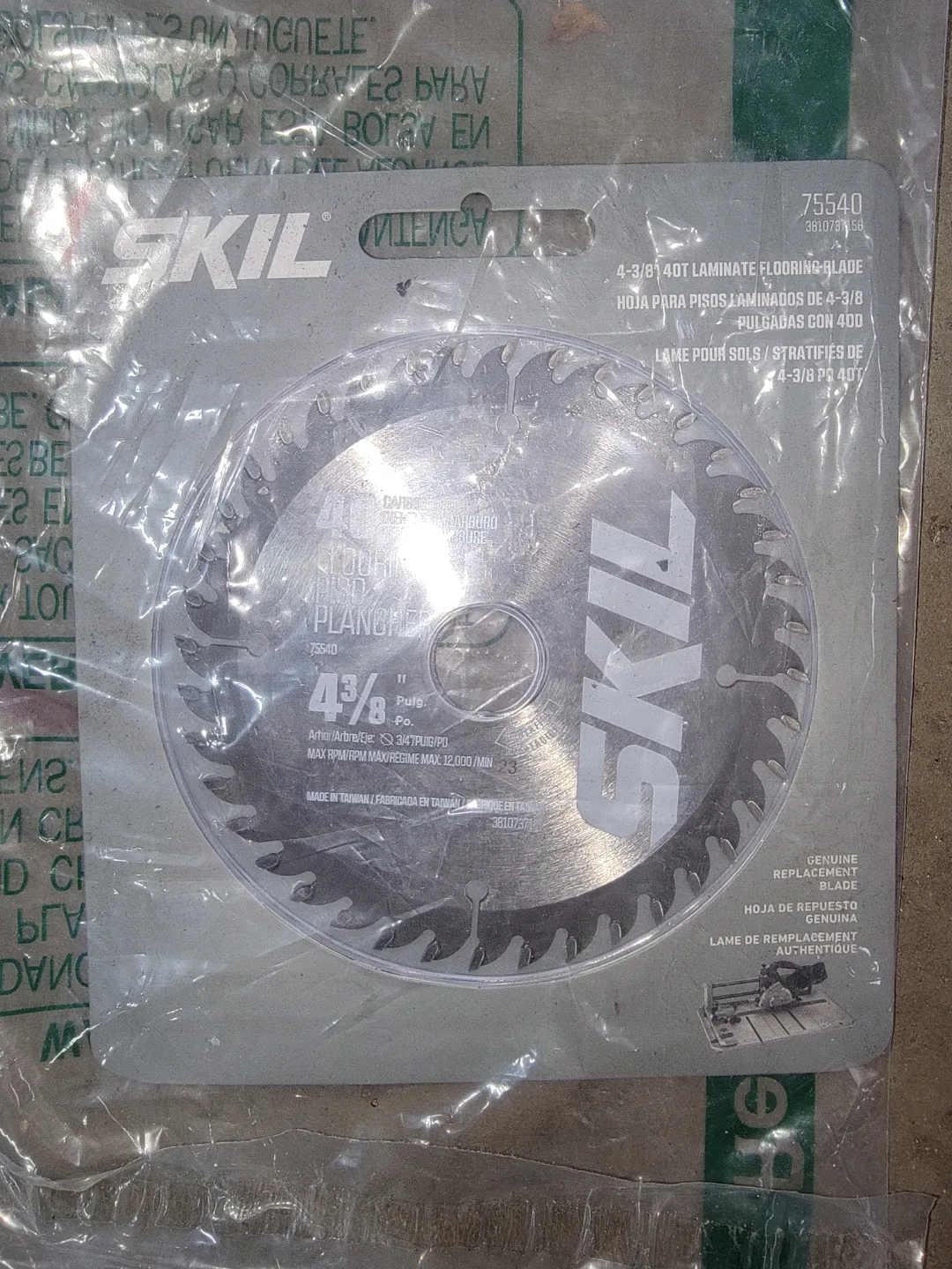 SKIL 4-3/8" 40T Laminate Flooring Blade thumbnail
