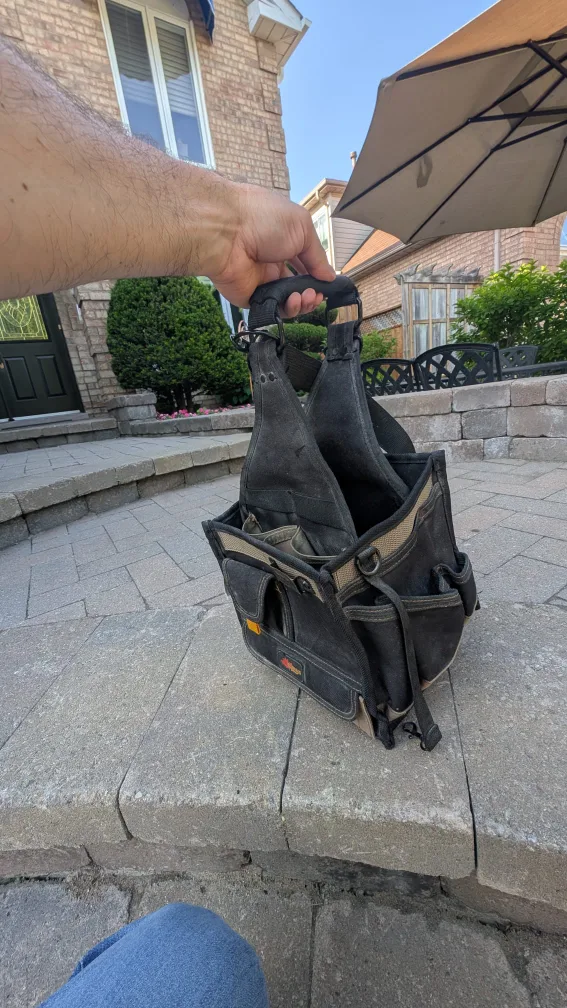 Kuny's SW1528 23 pockets 11" tool bag image indicator(2)