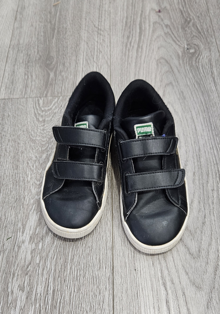 Puma Black Sneakers with Velcro Straps - Size 3 - photo 2