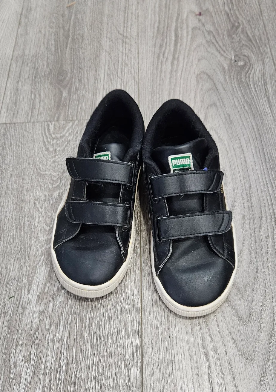 Puma Black Sneakers with Velcro Straps - Size 3 image indicator(2)