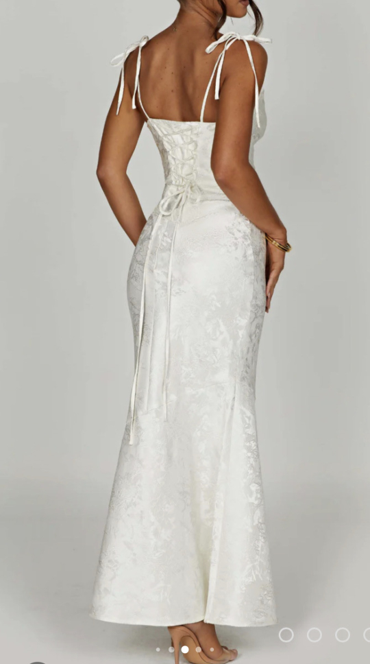 Babyboo WHITNEY MAXI DRESS - IVORY-Size M - photo 4