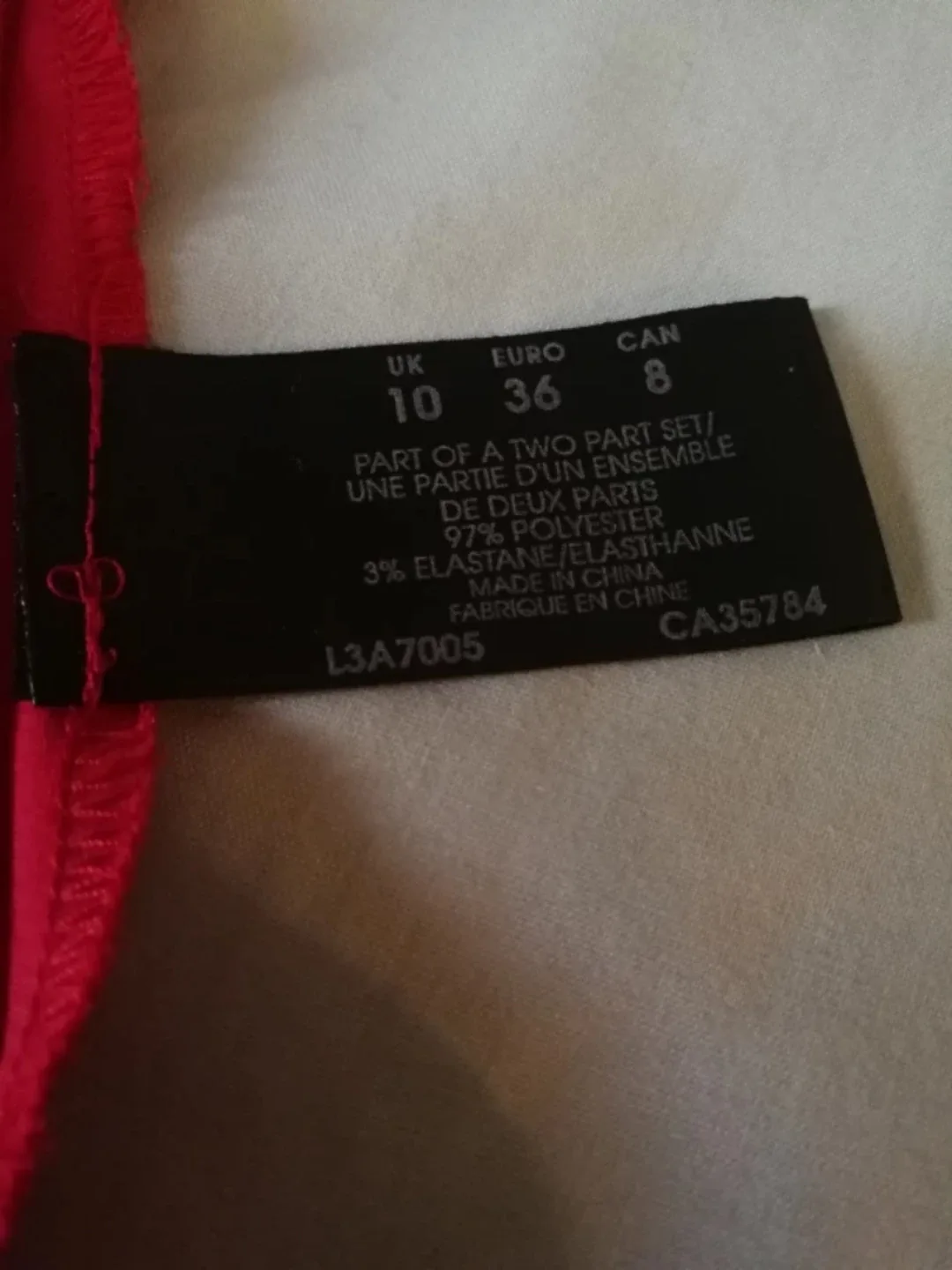 Hot Pink Sheer Blouse with Camisole image indicator(9)